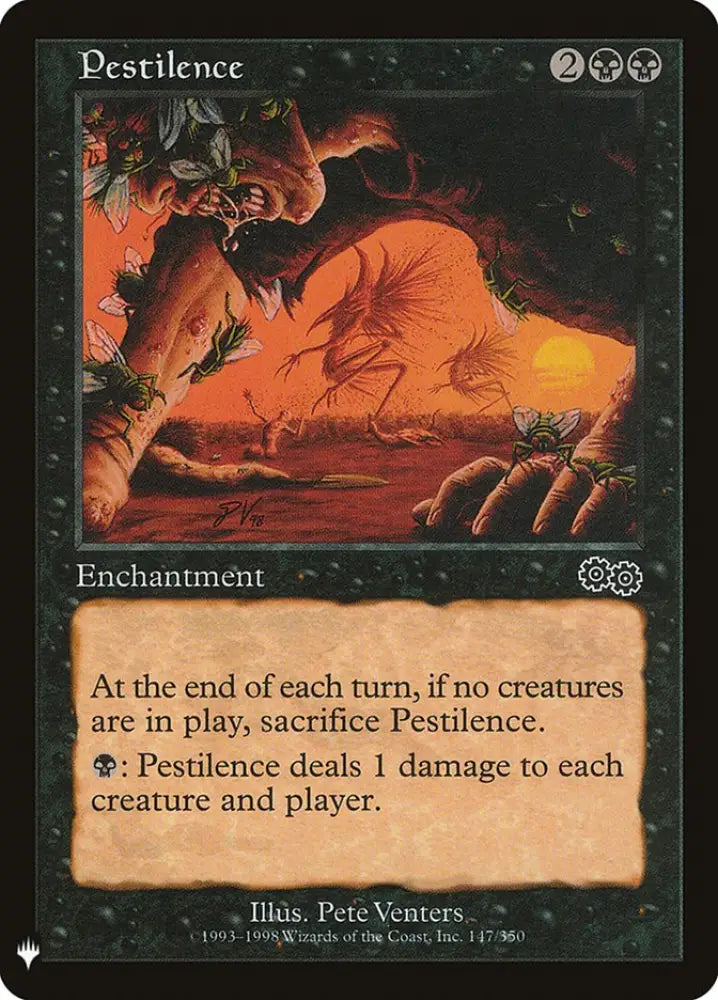 Pestilence [Mystery Booster] - MTG Single