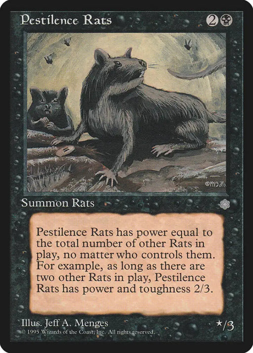 Pestilence Rats [Ice Age] - MTG Single