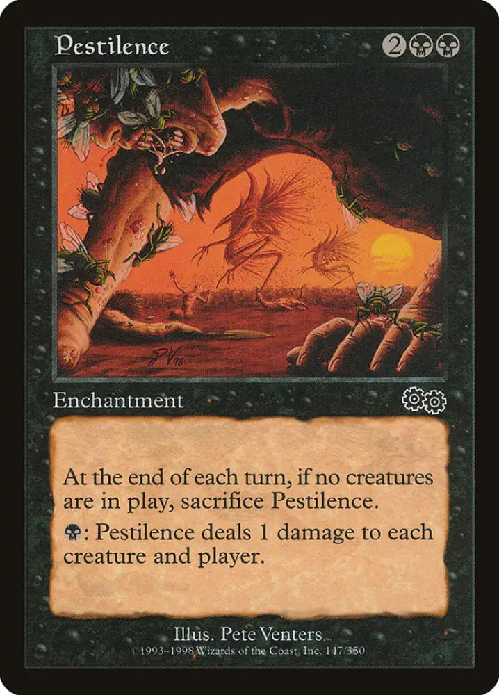 Pestilence [Urza’s Saga] - MTG Single