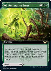 Pestilent Cauldron // Restorative Burst (Extended Art) [Strixhaven: School of Mages] - MTG Single