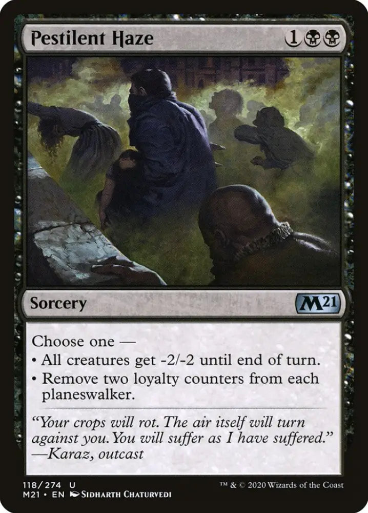 Pestilent Haze [Core Set 2021] - MTG Single