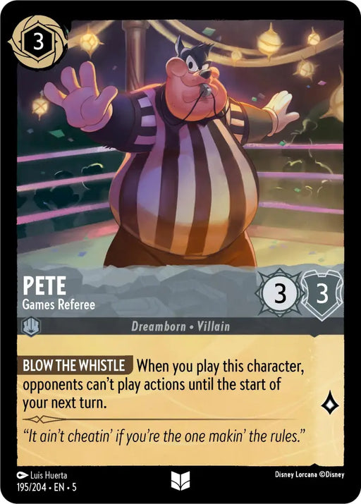 Pete - Games Referee (195/204) [Shimmering Skies] - Lorcana Single