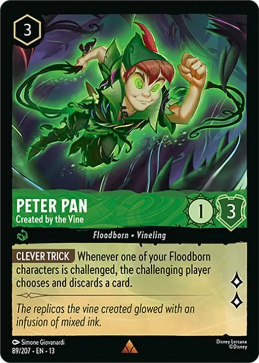 Peter Pan - Created by the Vine (89/204) [Attack of the Vine!]