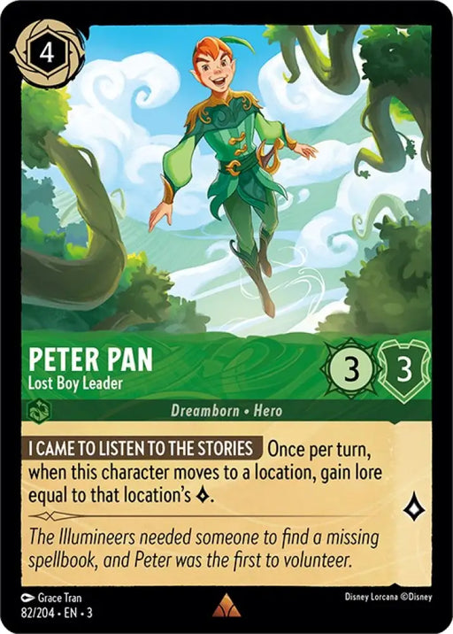 Peter Pan - Lost Boy Leader (82/204) [Into the Inklands] - Lorcana Single