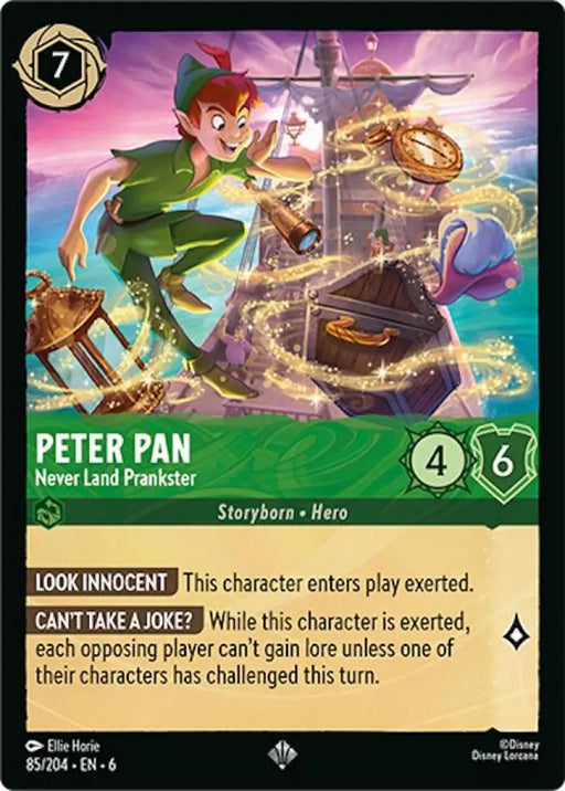 Peter Pan - Never Land Prankster (85/204) [Azurite Sea] - Lorcana Single