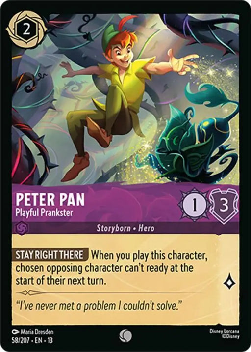 Peter Pan - Playful Prankster (58/204) [Attack of the Vine!]