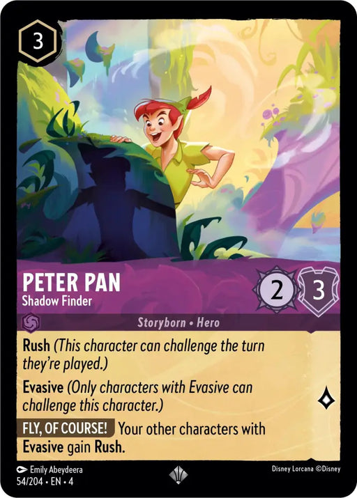 Peter Pan - Shadow Finder (54/204) [Ursula’s Return] - Lorcana Single
