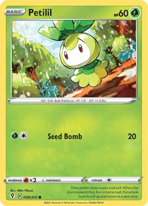 Petilil (009/203) [Sword & Shield: Evolving Skies] - Pokemon Single