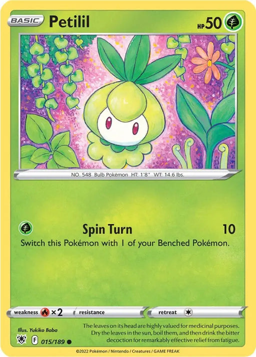 Petilil (015/189) [Sword & Shield: Astral Radiance] - Pokemon Single