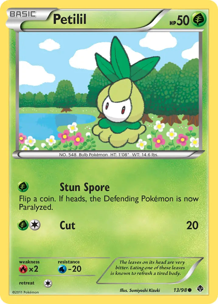 Petilil (13/98) [Black & White: Emerging Powers] - Pokemon Single