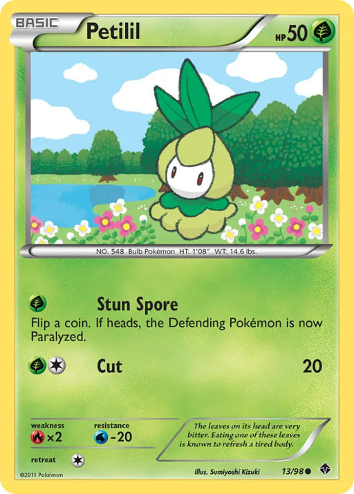 Petilil (13/98) [Black & White: Emerging Powers] - Pokemon Single
