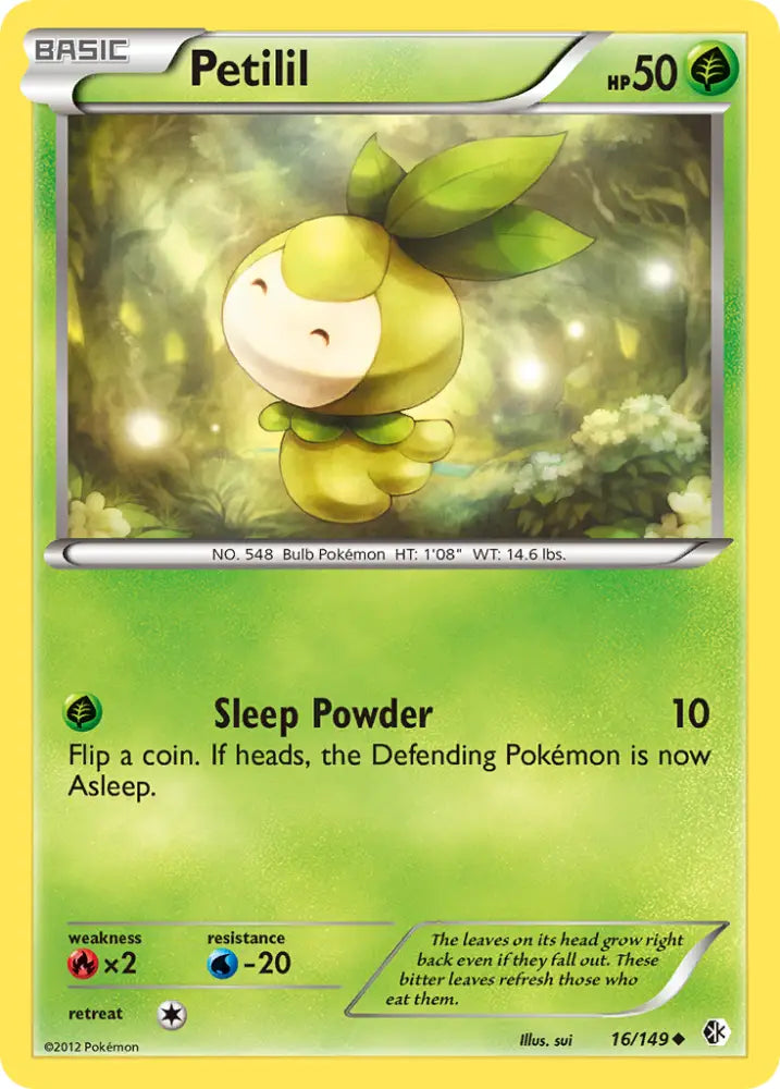 Petilil (16/149) [Black & White: Boundaries Crossed] - Pokemon Single