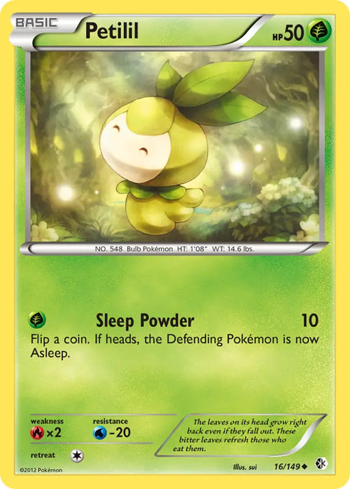 Petilil (16/149) [Black & White: Boundaries Crossed] - Pokemon Single