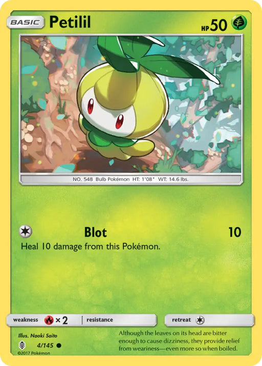 Petilil (4/145) [Sun & Moon: Guardians Rising] - Pokemon Single