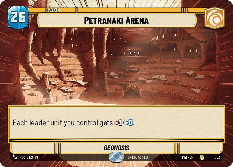 Petranaki Arena (Hyperspace) (303) [Twilight of the Republic] - Star Wars: Unlimited Single
