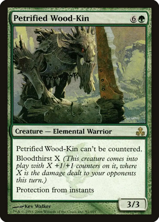 Petrified Wood-Kin [Guildpact] - MTG Single