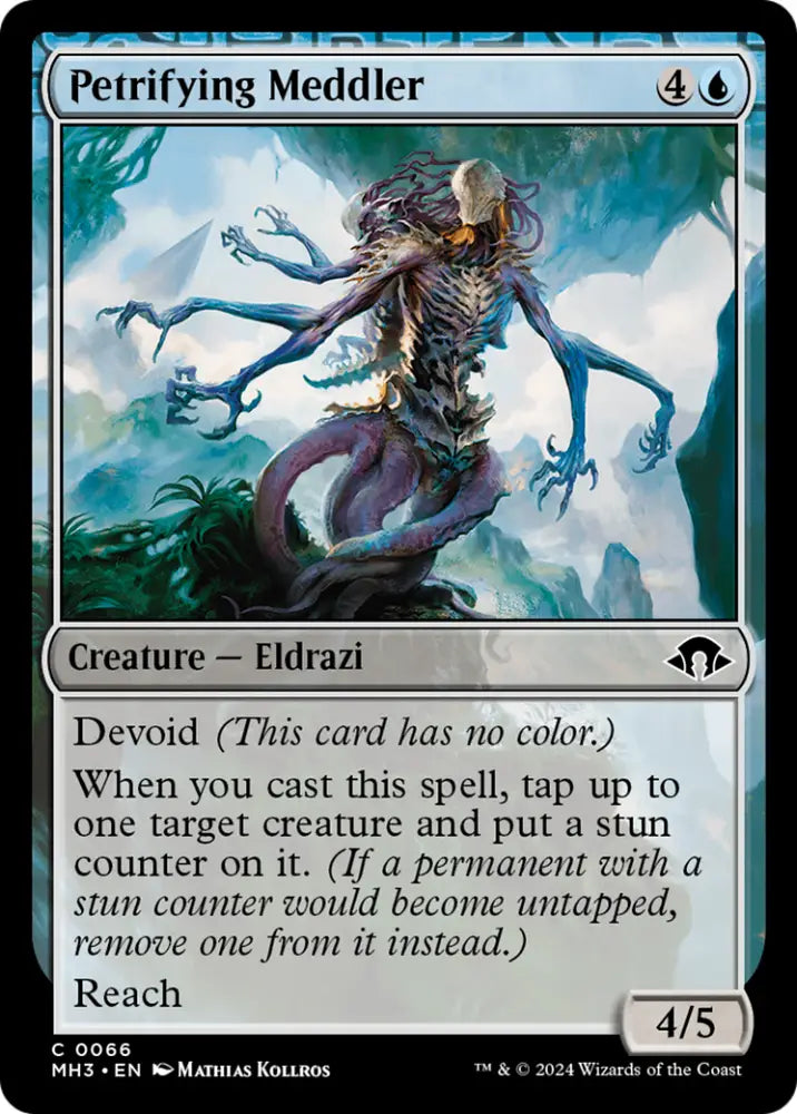 Petrifying Meddler [Modern Horizons 3] - MTG Single