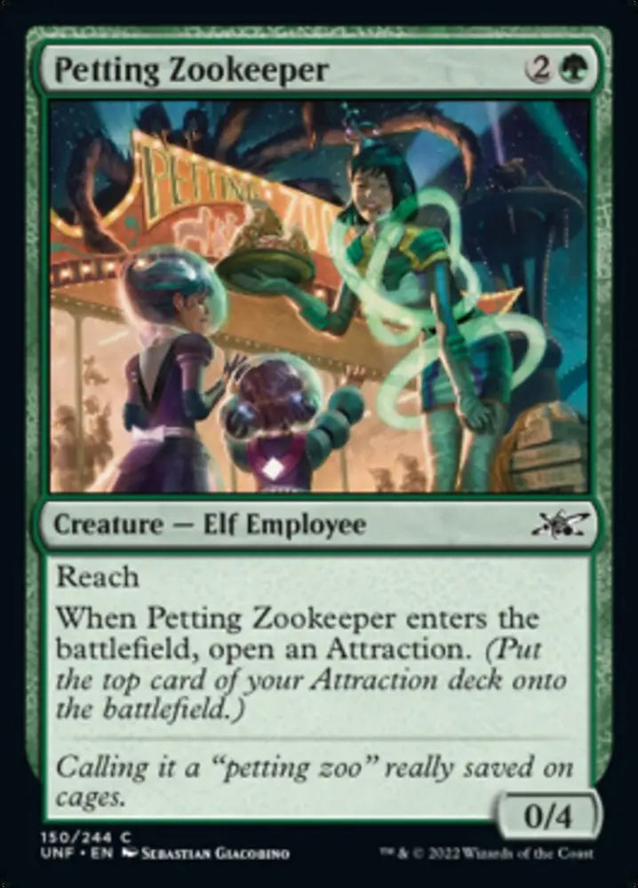 Petting Zookeeper [Unfinity] - MTG Single