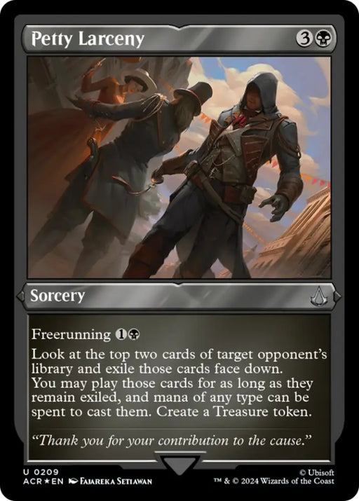Petty Larceny (Foil Etched) [Assassin’s Creed] - MTG Single