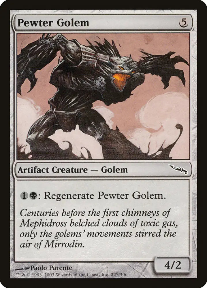Pewter Golem [Mirrodin] - MTG Single