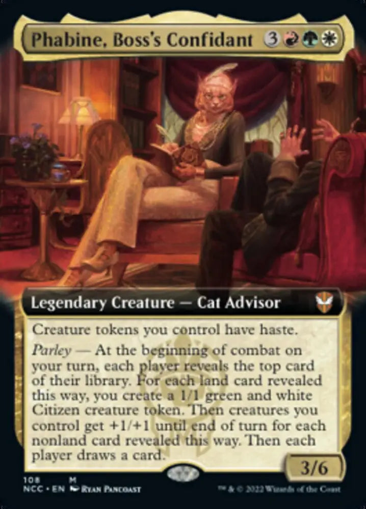 Phabine Boss’s Confidant (Extended Art) [Streets of New Capenna Commander] - MTG Single