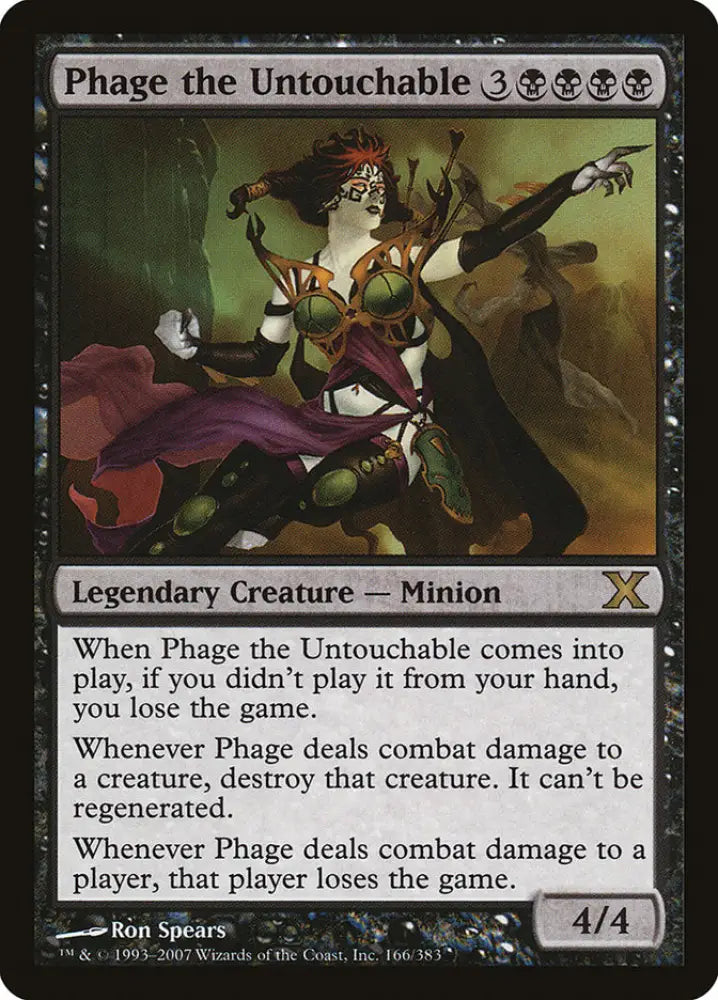 Phage the Untouchable [Tenth Edition] - MTG Single