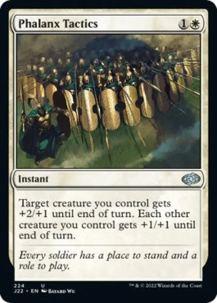 Phalanx Tactics [Jumpstart 2022] - MTG Single