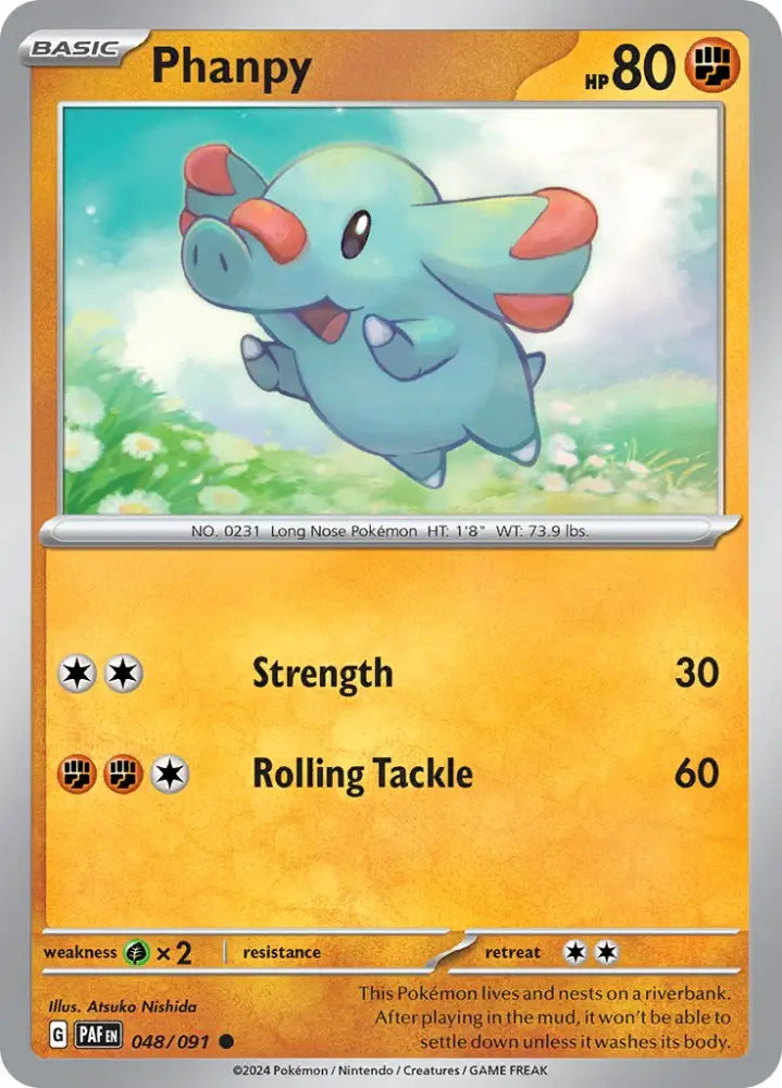 Phanpy (048/091) [Scarlet & Violet: Paldean Fates] - Pokemon Single