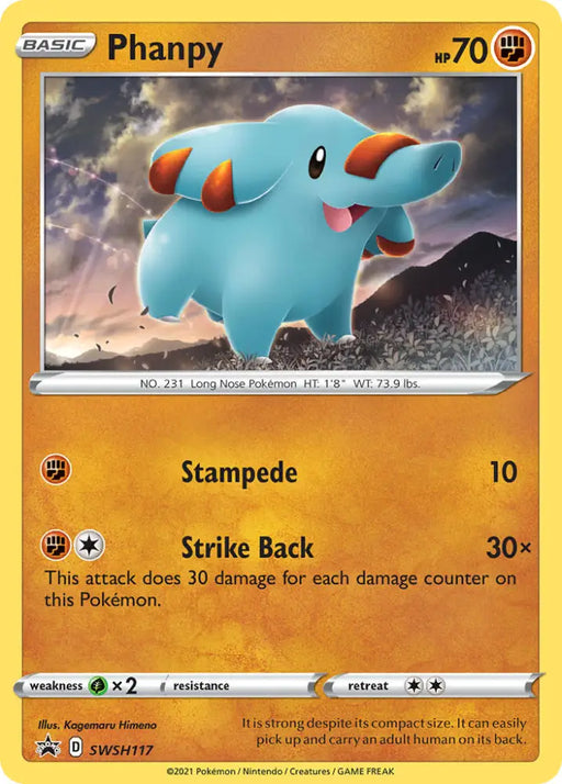 Phanpy (SWSH117) [Sword & Shield: Black Star Promos] - Pokemon Single