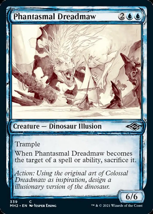 Phantasmal Dreadmaw (Sketch) [Modern Horizons 2] - MTG Single
