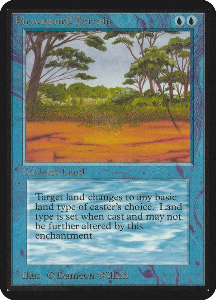 Phantasmal Terrain [Alpha Edition] - MTG Single