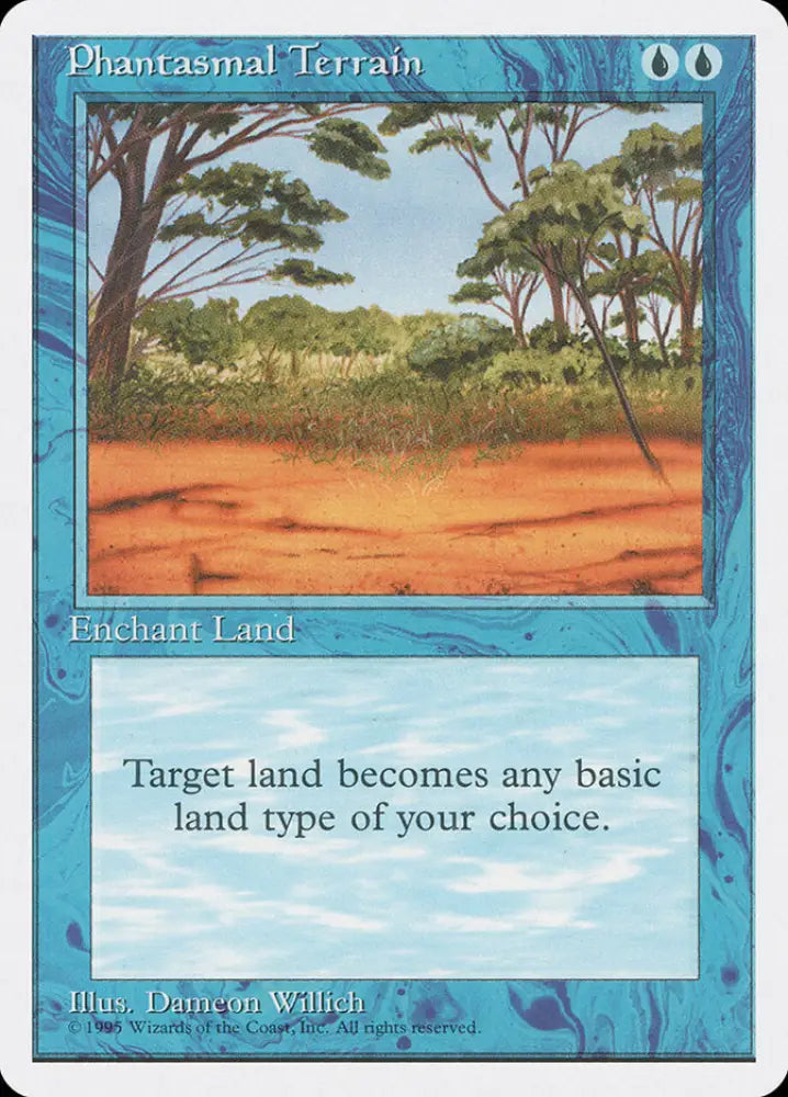 Phantasmal Terrain [Fourth Edition] - MTG Single
