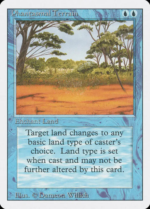Phantasmal Terrain [Revised Edition] - MTG Single