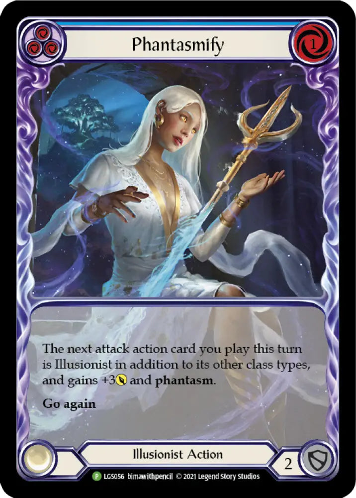 Phantasmify (Blue) [LGS056] (Promo) Rainbow Foil - Flesh And Blood Single