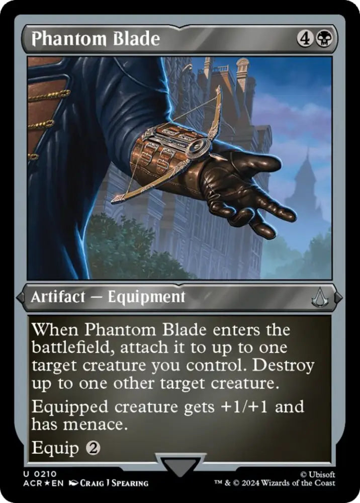 Phantom Blade (Foil Etched) [Assassin’s Creed] - MTG Single