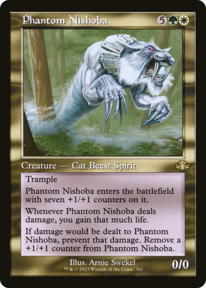 Phantom Nishoba (Retro) [Dominaria Remastered] - MTG Single