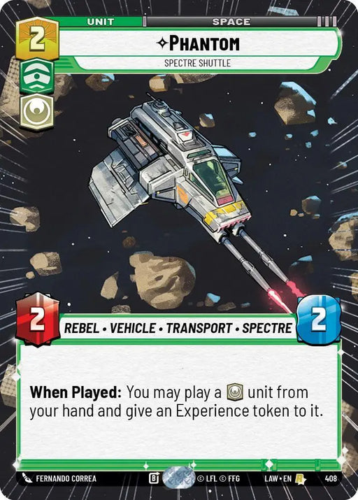 Phantom - Spectre Shuttle (Hyperspace) (408) [A Lawless Time]