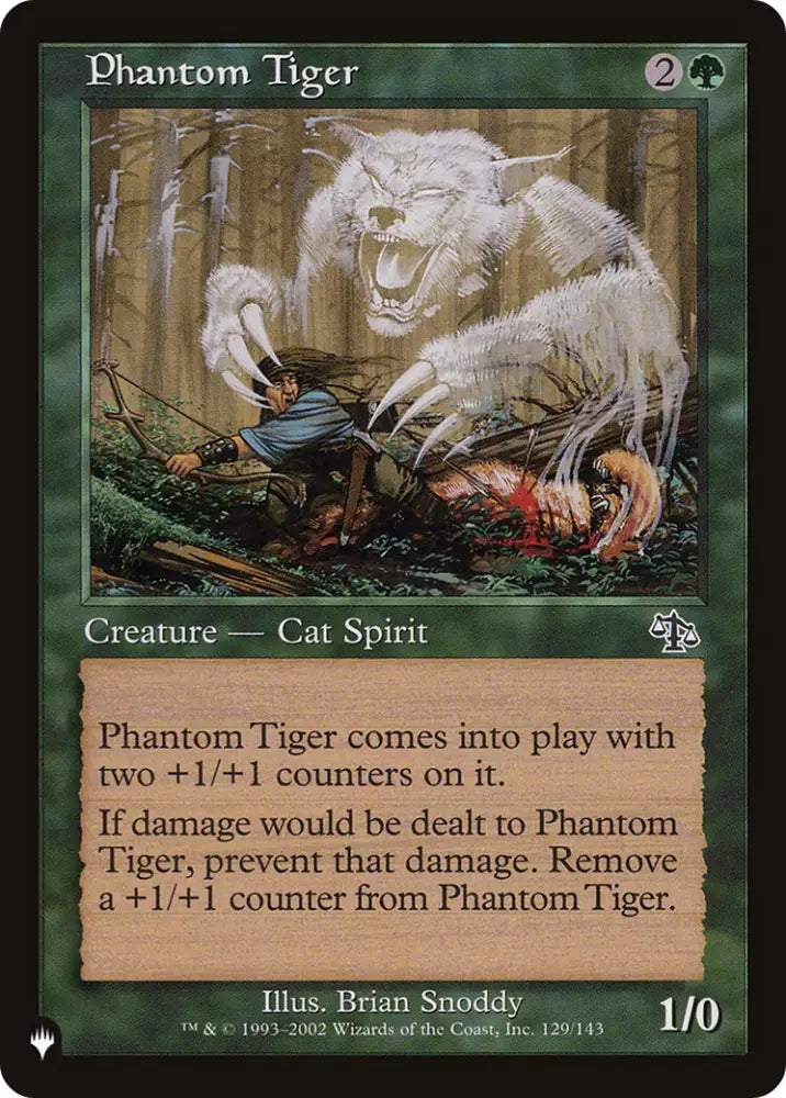 Phantom Tiger [The List] - MTG Single