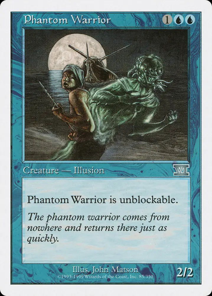 Phantom Warrior [Classic Sixth Edition] - MTG Single