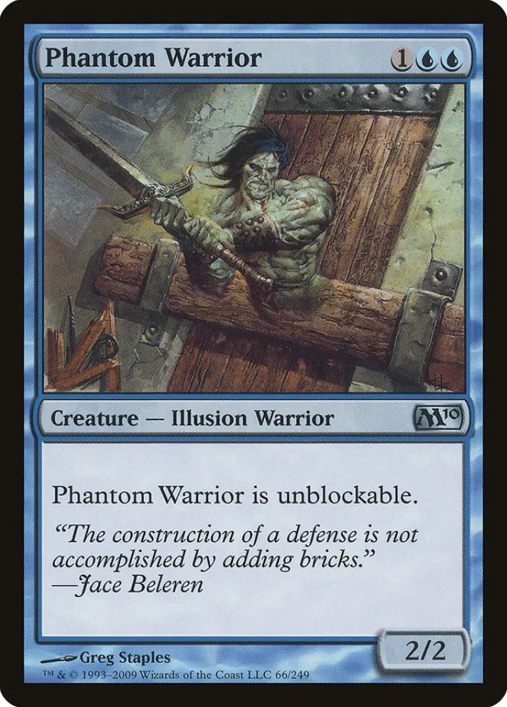 Phantom Warrior [Magic 2010] - MTG Single