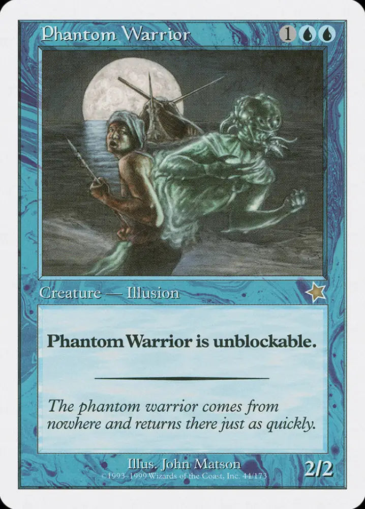 Phantom Warrior [Starter 1999] - MTG Single