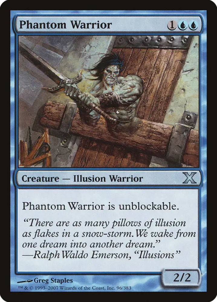 Phantom Warrior [Tenth Edition] - MTG Single