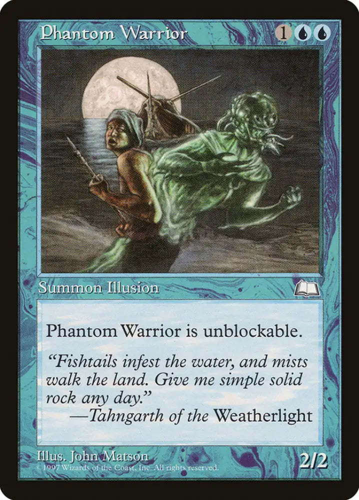 Phantom Warrior [Weatherlight] - MTG Single