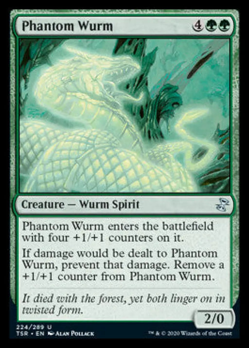 Phantom Wurm [Time Spiral Remastered] - MTG Single