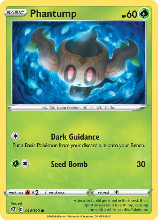 Phantump (014/192) [Sword & Shield: Rebel Clash] - Pokemon Single