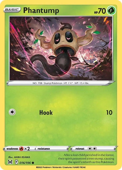 Phantump (016/196) [Sword & Shield: Lost Origin] - Pokemon Single