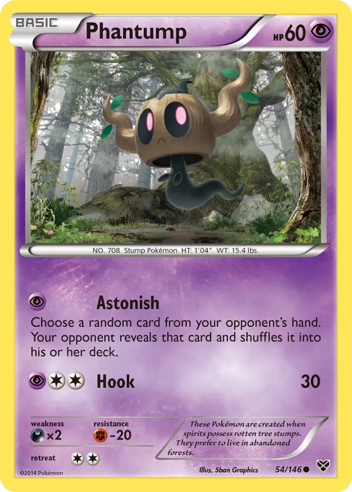 Phantump (54/146) [XY: Base Set] - Pokemon Single