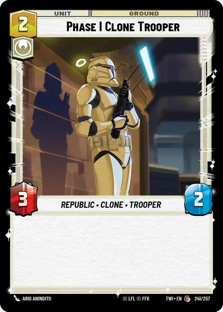 Phase I Clone Trooper (241/257) [Twilight of the Republic] - Star Wars: Unlimited Single