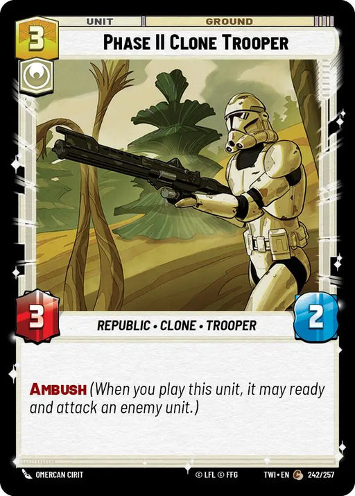 Phase II Clone Trooper (242/257) [Twilight of the Republic] - Star Wars: Unlimited Single
