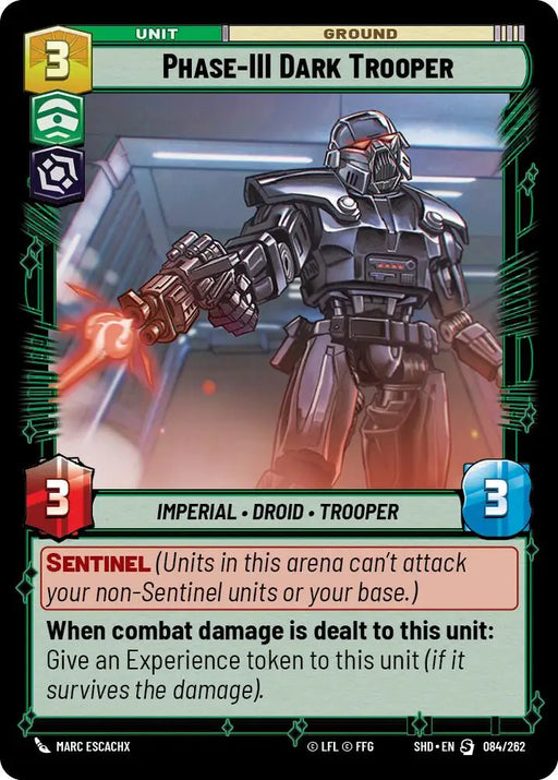 Phase-III Dark Trooper (084/262) [Shadows of the Galaxy] - Star Wars: Unlimited Single